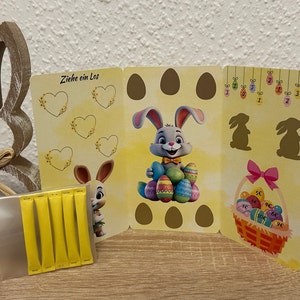 Oster Klappkarte/ Loschallenge/ 3er Klappkarte/ Rubbelchallenge / passend für A6 Binder (Art.-Nr: EB-056)
