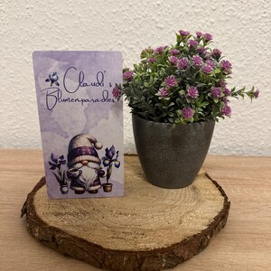 Iris/ Claudis Blumenparadies/ Gnome/ 3er Klappkarte/ Rubbelchallenge/ Loschallenge/ Würfelchallenge (Art.-Nr: EB-042)