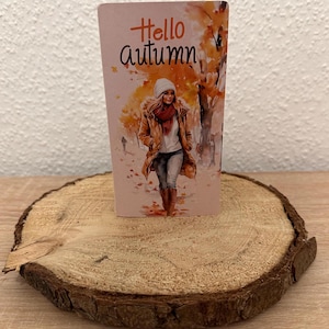 Hello Autumn /Herbst/ Klappkarte / Passend für A6 Binder (Art.-Nr: EB-114)