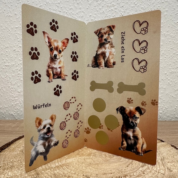 Dog Mom / 2er Klappkarte/ passend für A6 Binder/ Hunde