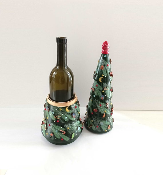 Bottle Stopper Christmas Tree Wine Bottle Holder Resin Wine Bottle Stoppers – SherreesCrafts
