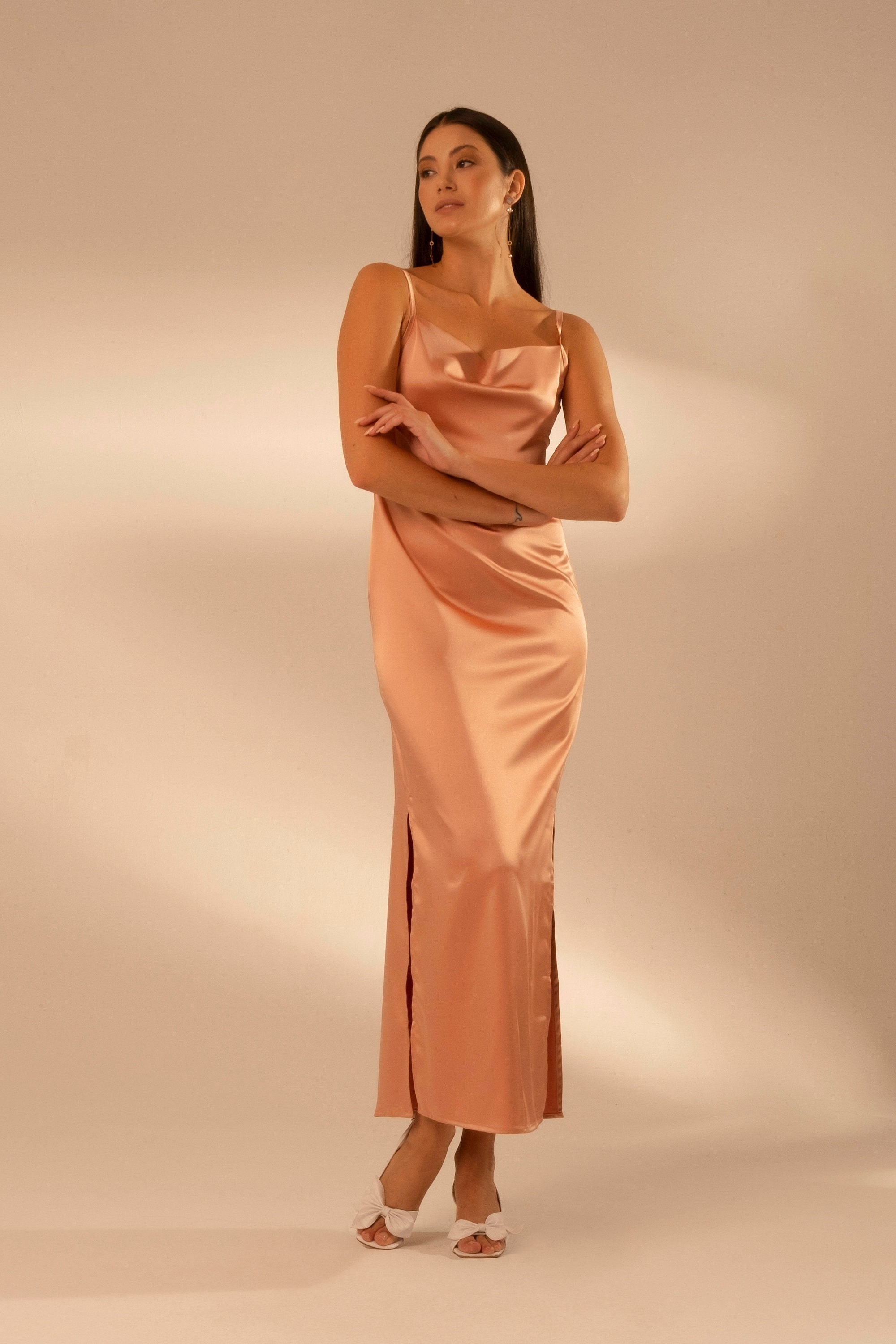 Rose Gold Bridesmaid Dress Rose Gold Bridesmaids Dresses Etsy