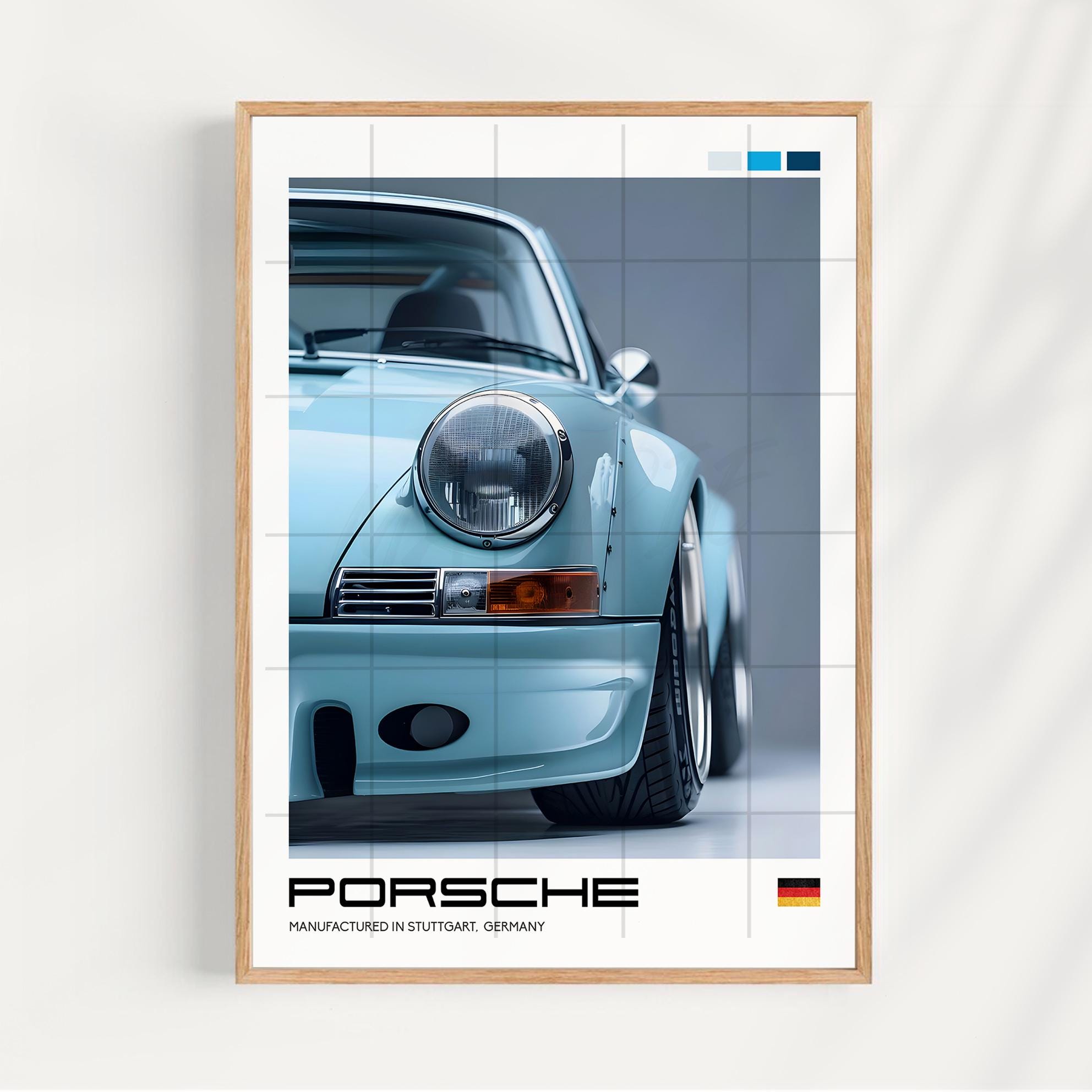 Porsche 911 Poster: Sports Car Photography Art (digital Download
