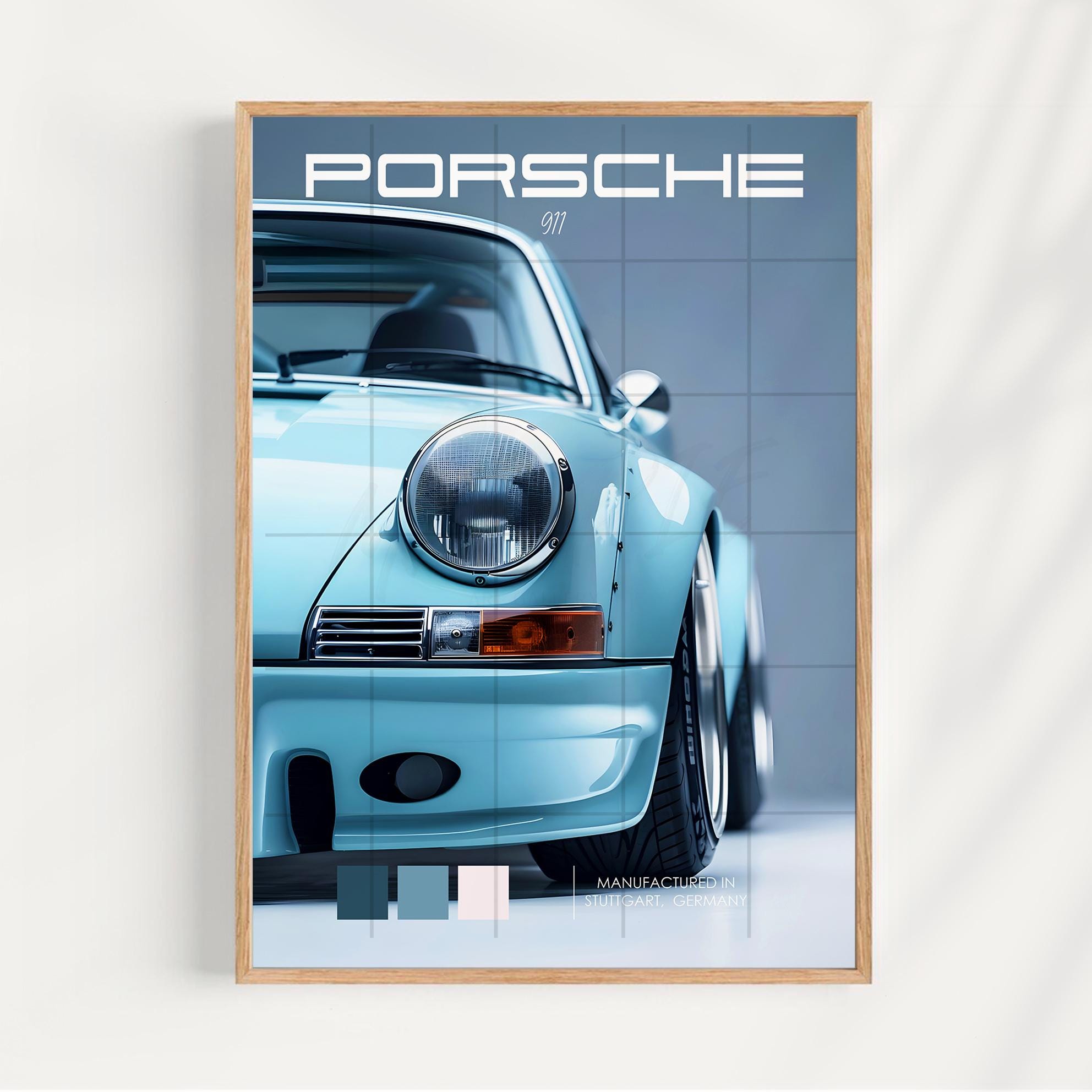 Porsche 911 Poster: Sports Car Photography Art (digital Download