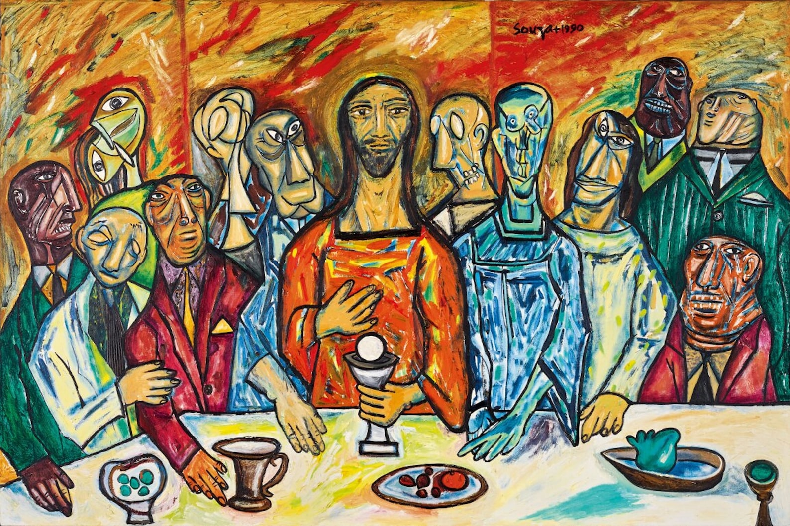 4 Last Supper Paintings Canvas Wall Art for Homechurch and Etsy