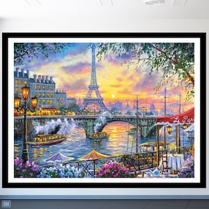 x45 Bundle Paris Artwork Painting Art Prints (5 Originals + 40 Adapted Versions). For Home and Office Decor.