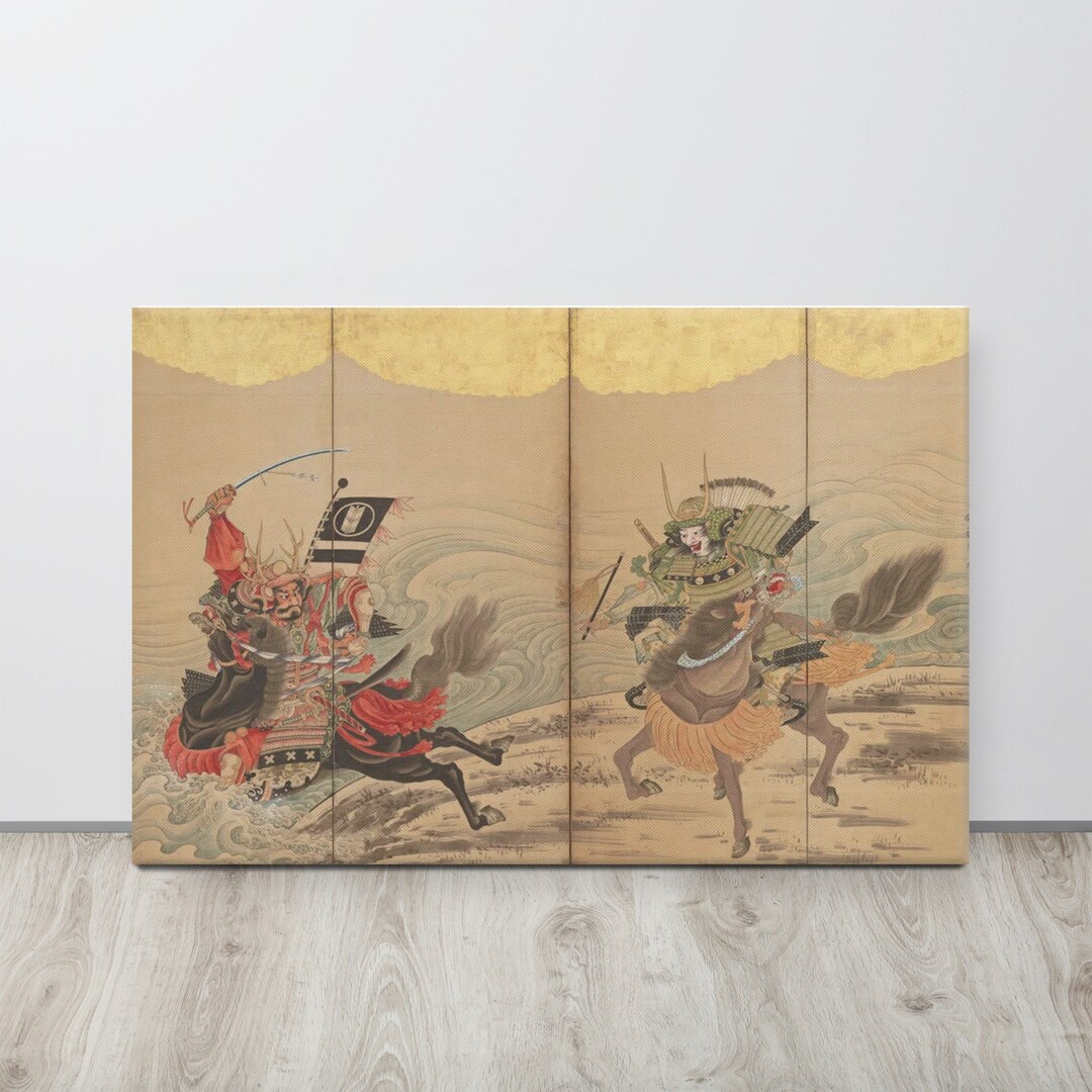 Exclusive Japanese Art Samurai Warriors Painting Art Print 3 FREE ...