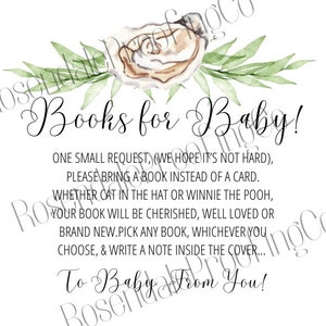 Books for Baby Insert!