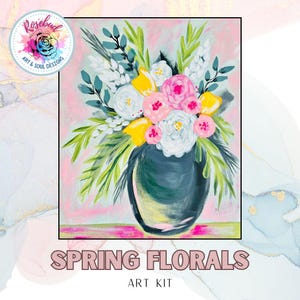 Spring Florals DIY Art Kit