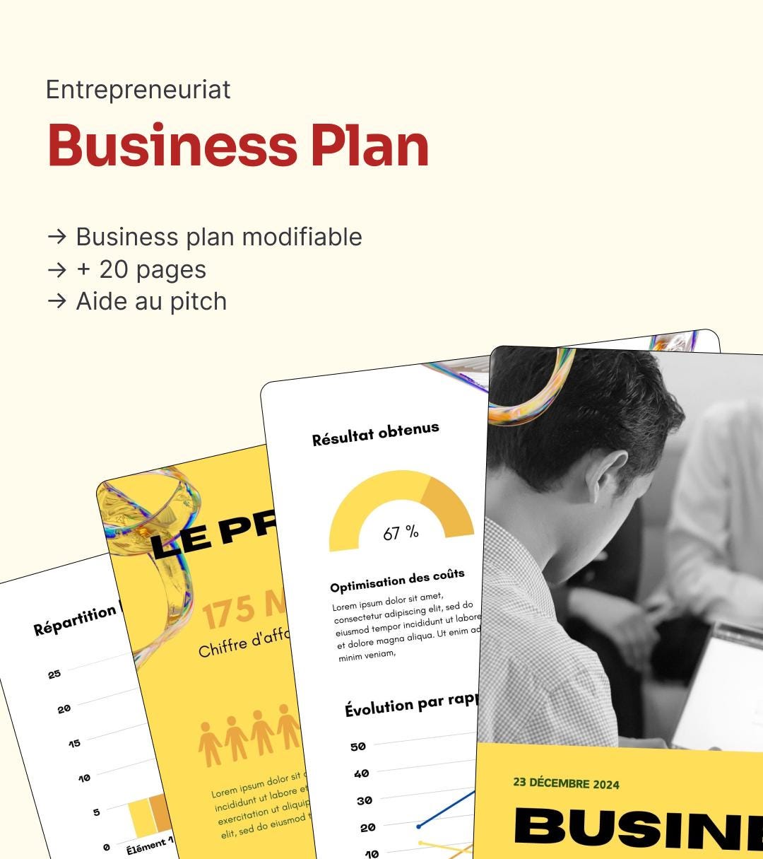 Canva Business Plan – Professional Pitch Deck for Investors – Template ...