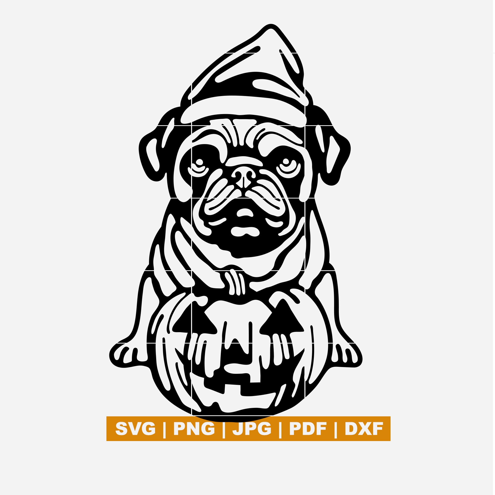pumpkin-carving-stencils-pug-etsy