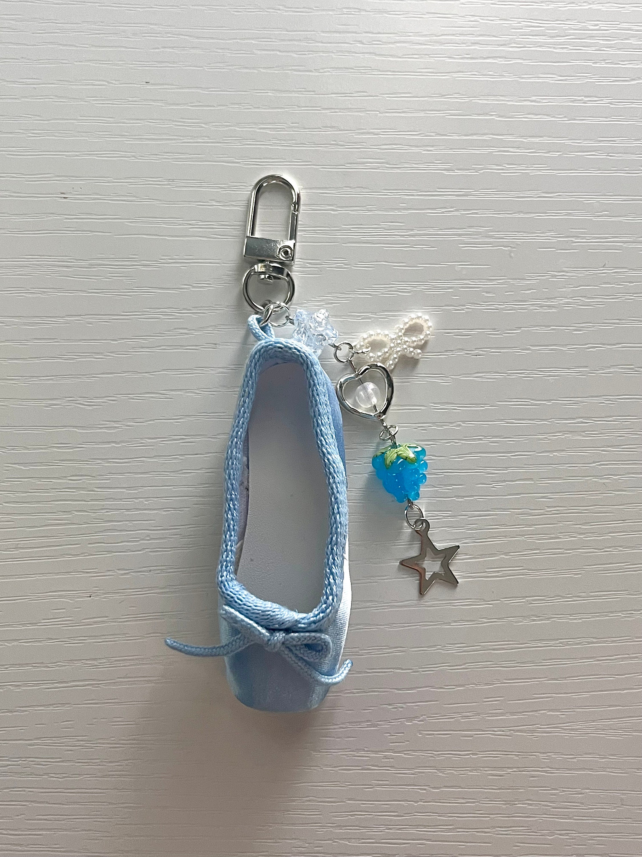 Ballet shoe keychain best sale