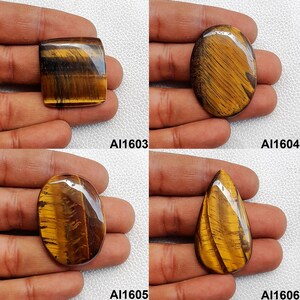 Natural Tiger Eye Stone, Tigers Eye Cabochon, Tiger's Eye Gemstone,  Tigers Eye Healing Crystal For Ring, Pendant, Jewelry Making Stone