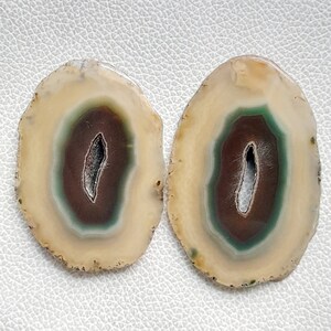 Agate Slice Gemstone, Natural Agate Slice Stone, Geode Polished Slabs, Geode Slices, Agate Druzy Slice Crystal, Wire Wrap Stones, Home Decor