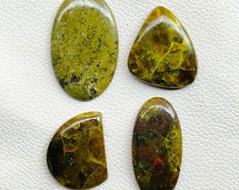 Natural Green Opal Cabochon, Jewelry Making Stone