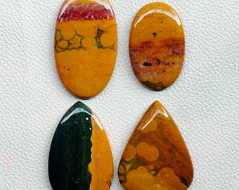 Natural Ocean Jasper Cabochon, Jewelry Making Stone