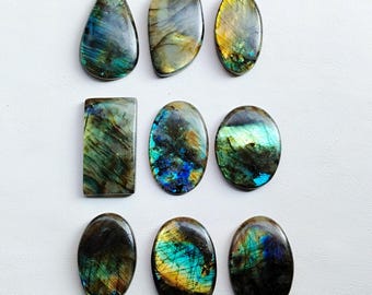 Labradorite Cabochon, Loose Gemstone for Jewelry Making