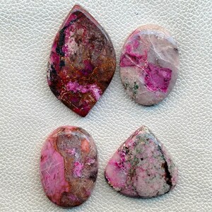 Loose Cobalt Calcite Gemstone, Natural Cobalt Calcite Crystal Stone, Cobalt Calcite Cabochon For Ring, Pendant, Necklace Jewelry Stone