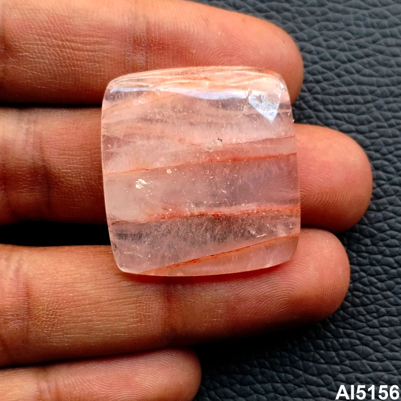 Cherry Quartz Cabochon, Natural Cherry Quartz Loose Stone, Cherry Quartz Gemstone For Ring, Pendant, Necklace Jewelry Making Stone zdjęcie 4