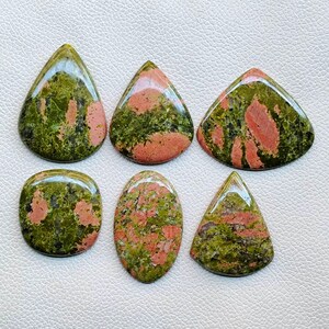 Unakite Jasper Gemstone, Unakite Jasper Cabochon, Natural Unakite Jasper Crystal Loose Stone For Ring, Pendant, Jewelry Making Stone