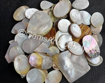 Groothandel parelmoer cabochon, natuurlijke edelsteen, doe-het-zelf sieraden maken