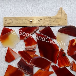 Red Agate Slice, Red Agate Slice Gemstone, Agate Crystal Slice, Bulk Agate Slice Wholesale, Natural Agate Slabs for Wirewrap Jewelry