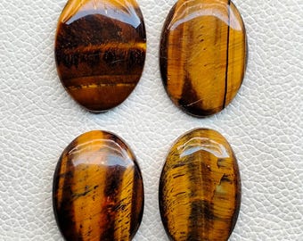 AAA Oval Tiger's Eye Cabochon, Jewelry Making Stone
