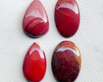 Cabujón de jaspe mookaíta natural, gema de jaspe para anillos y colgantes.