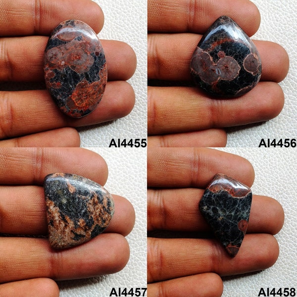 Peanut Obsidian Loose Gemstone, Peanut Obsidian Cabochon, Natural Peanut Obsidian Crystal Stone For Ring, Pendant, Necklace Jewelry Stone
