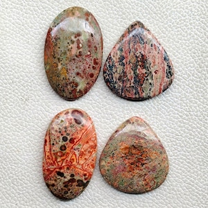 Leopard Skin Jasper Cabochon, Natural Leopard Skin Jasper Stone, Jasper Gemstone, Jasper Healing Crystal For Ring, Pendant, Jewelry Stone