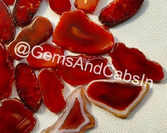 Red Agate Crystal Slice, Agate Slice Druzy Gemstone, Bulk Agate Crystal Wholesale, Geode Polished Agate Slabs for Wirewrap Jewelry