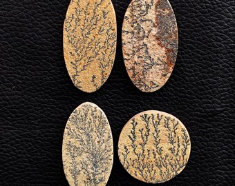 Psilomelane Dendrite Gemstone Cabochon, DIY Jewelry Making