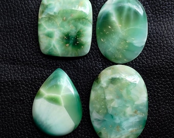 Natural Hemimorphite Cabochon, Gemstone for Jewelry Making