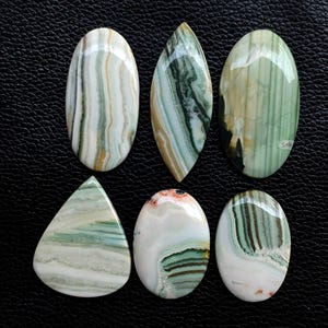 Natural Saturn Chalcedony Cabochon, Saturn Chalcedony Gemstone, Saturn Chalcedony Crystal Stone For Ring, Pendant, Jewelry Making Stone