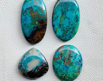 Natural Shattuckite Cabochon, Healing Crystal Gemstone For Ring, Pendant, Necklace Jewelry Stone