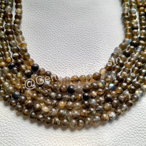 Natural Labradorite Beads, Labradorite Round Beads, 4mm- 8mm Labradorite Round Crystal Beads, Wholesale Bulk Beads For Jewelry Making Stone
