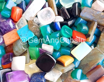 Lotto Di Pietre Preziose Sfaccettate Naturali - 100+ Carati, Mix Di Colori E Forme, Taglio Eccellente, Senza Certificazione