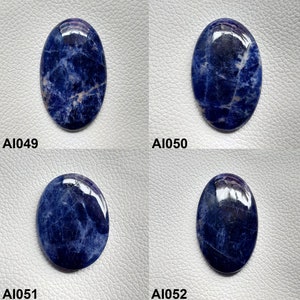 Natural Sodalite Stone, Sodalite Gemstone, Sodalite Cabochon, AAA Grade Sodalite Healing Crystal For Ring, Pendant, Jewelry Making Stone