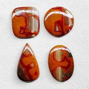 AAA Desert Sunset Jasper Gemstone, Desert Sunset Jasper Cabochon, Natural Desert Sunset Jasper Stone For Ring, Pendant Jewelry Making Stone