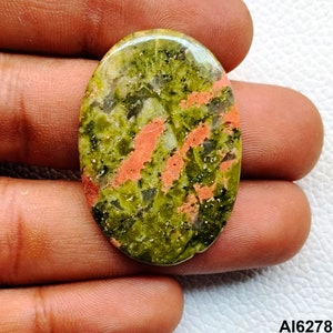 Unakite Jasper Cabochon, Unakite Jasper Gemstone, Natural Unakite Jasper Crystal, Jasper Loose Stone For DIY Jewelry Making Stone