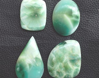 Natural Hemimorphite Cabochon, Loose Gemstone for Jewelry Making