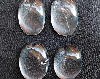 Natural Clear Quartz Cabochon, Loose Gemstone, Jewelry Making