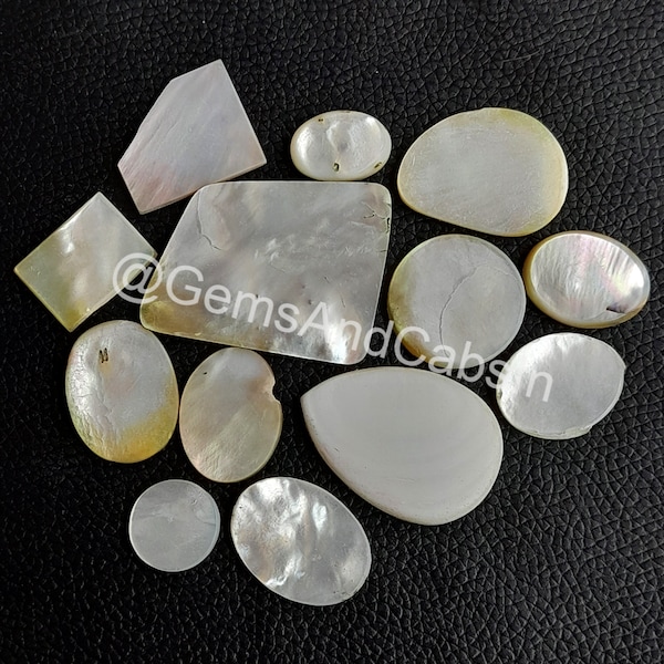 Mother of Pearl Gemstone, Natural Mop Lot Gemstone, Paua Shell Cabochon, Wholesale lot Mother of Pearl Cabochon For DIY Jewelry Making Stone