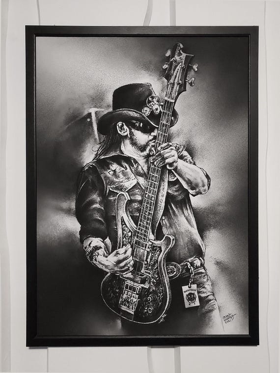 Skateboard Art Deck Lemmy Kilmister - Édition Limitée 2025, Design Pop Art UK