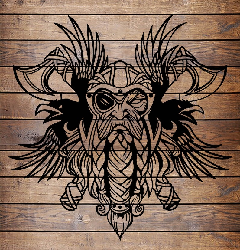 SVG/PNG Viking - Tattoo Horror Stencil for Cricut - Vinyl Cutter - Etsy