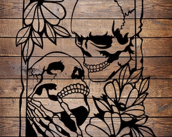 SVG/PNG Tarot Card-The Lovers-Cool Tattoo Horror Stencil for Cricut - Vinyl Cutter