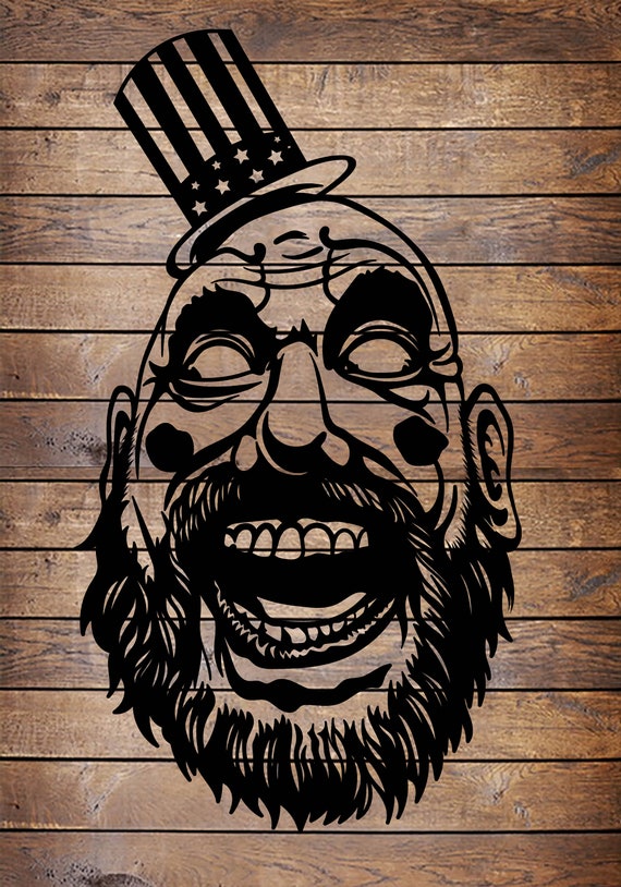 Evil Clown Stencils