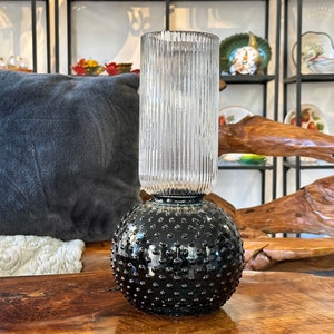 Vase / flower vase blue / glass vase / handmade from glass / decoration / table decoration / home decor / design / gift idea