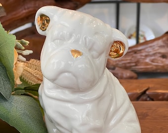 Dog statue / ceramic dog figure / decoration / table decoration / animal figure / home decor / dog sculpture / decor / animals / gift idea