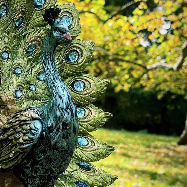 Peacock Table Decorations Etsy